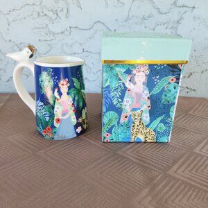 Frida Kahlo Gift Ceramic Coffee Mug in Box 4" high